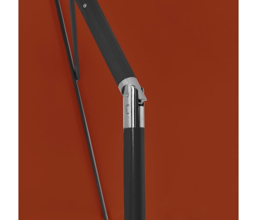 vidaXL pludmales saulessargs, 180x120 cm, sarkanbrūns