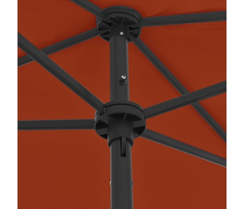 vidaXL pludmales saulessargs, 180x120 cm, sarkanbrūns