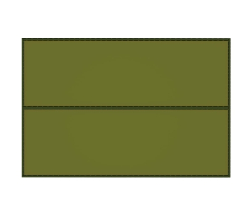 vidaXL āra brezenta telts, 3x2 m, zaļa