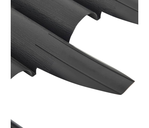 vidaXL zāliena apmales, 36 gab., antracītpelēkas, 10 m, PP