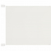 vidaXL vertikāla markīze, balta, 100x800 cm, Oksfordas audums