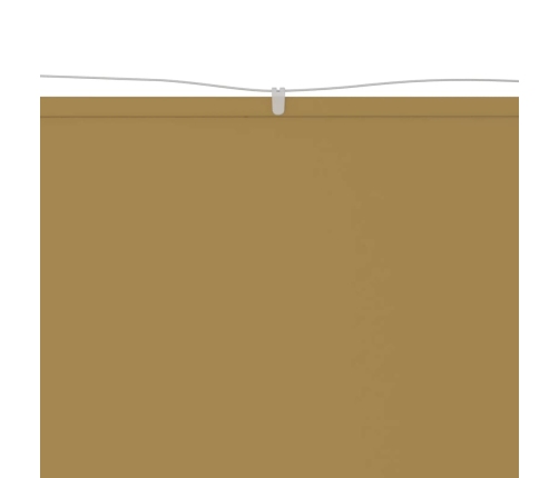 vidaXL vertikāla markīze, bēša, 180x800 cm, Oksfordas audums