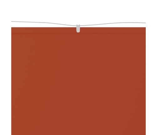 vidaXL vertikāla markīze, sarkanbrūna, 100x1200 cm, Oksfordas audums