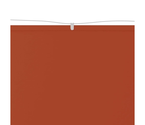 vidaXL vertikāla markīze, sarkanbrūna, 180x600 cm, Oksfordas audums