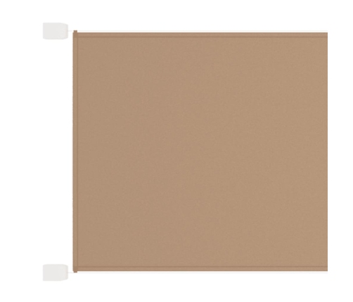 vidaXL vertikāla markīze, pelēkbrūna, 60x1000 cm, Oksfordas audums