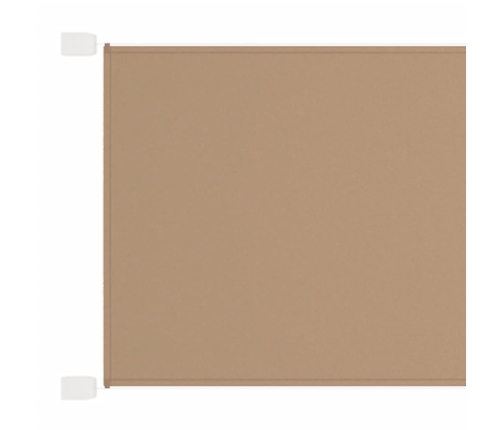 vidaXL vertikāla markīze, pelēkbrūna, 60x1200 cm, Oksfordas audums