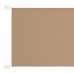 vidaXL vertikāla markīze, pelēkbrūna, 60x1200 cm, Oksfordas audums