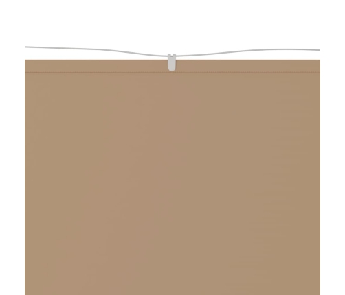 vidaXL vertikāla markīze, pelēkbrūna, 100x1200 cm, Oksfordas audums