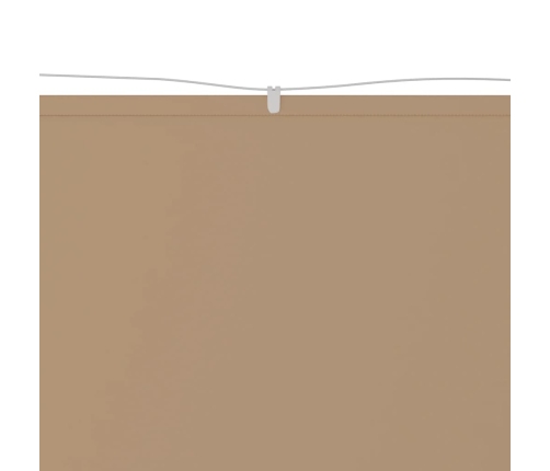 vidaXL vertikāla markīze, pelēkbrūna, 140x420 cm, Oksfordas audums