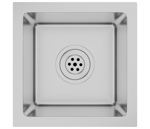 vidaXL virtuves izlietne, nerūsējošs tērauds