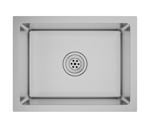 vidaXL virtuves izlietne, nerūsējošs tērauds