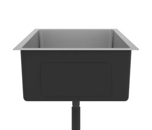 vidaXL virtuves izlietne, nerūsējošs tērauds