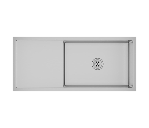 vidaXL virtuves izlietne, nerūsējošs tērauds