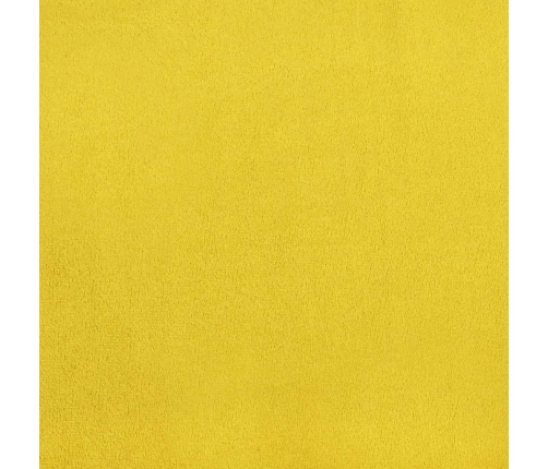 vidaXL virtuves krēsli, 4 gab., sinepju dzeltens samts