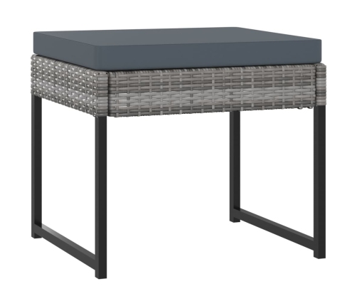 vidaXL 11-daļīgs dārza mēbeļu komplekts ar matračiem, PE rotangpalma