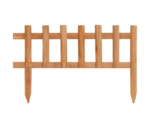 vidaXL zāliena apmales, 10 gab., egles koks, 4,4 m