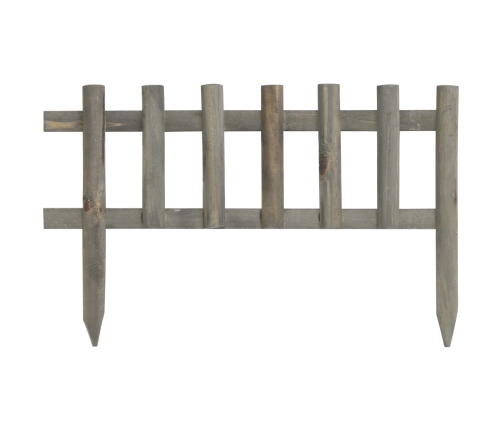 vidaXL zāliena apmales, 10 gab., egles koks, 4,4 m