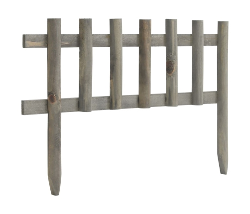 vidaXL zāliena apmales, 10 gab., egles koks, 4,4 m