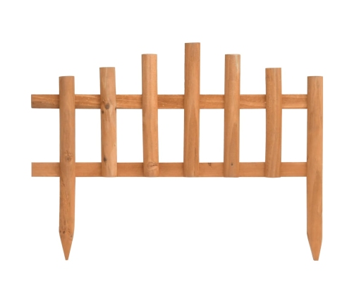 vidaXL zāliena apmales, 10 gab., egles koks, 4,4 m