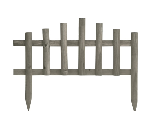 vidaXL zāliena apmales, 10 gab., egles koks, 4,4 m