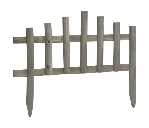 vidaXL zāliena apmales, 10 gab., egles koks, 4,4 m