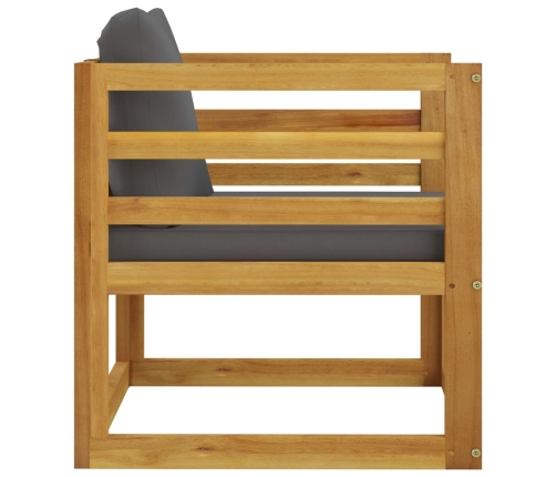 10-Daļīgs Dārza Atpūtas Mēbeļu Komplekts Ar Matračiem, Akācija Vidaxl