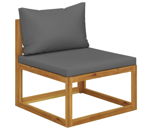 10-Daļīgs Dārza Atpūtas Mēbeļu Komplekts Ar Matračiem, Akācija Vidaxl