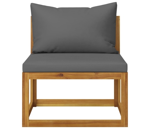 10-Daļīgs Dārza Atpūtas Mēbeļu Komplekts Ar Matračiem, Akācija Vidaxl