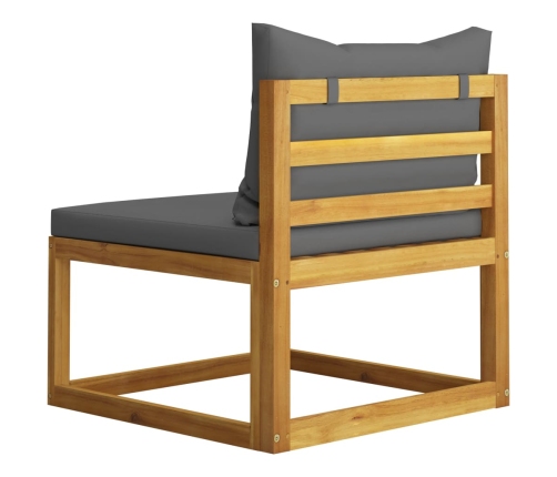 10-Daļīgs Dārza Atpūtas Mēbeļu Komplekts Ar Matračiem, Akācija Vidaxl