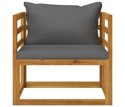 10-Daļīgs Dārza Atpūtas Mēbeļu Komplekts Ar Matračiem, Akācija Vidaxl