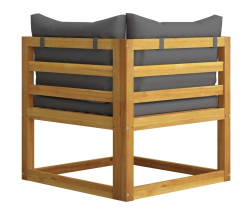 11-Daļīgs Dārza Atpūtas Mēbeļu Komplekts Ar Matračiem, Akācija Vidaxl