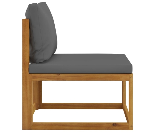 11-Daļīgs Dārza Atpūtas Mēbeļu Komplekts Ar Matračiem, Akācija Vidaxl