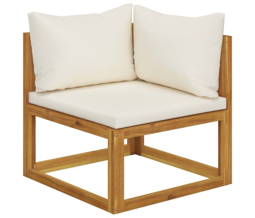 10-Daļīgs Dārza Atpūtas Mēbeļu Komplekts Ar Matračiem, Akācija Vidaxl