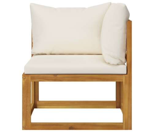 10-Daļīgs Dārza Atpūtas Mēbeļu Komplekts Ar Matračiem, Akācija Vidaxl