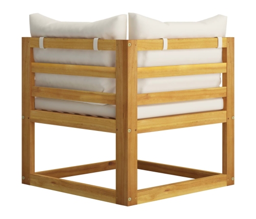 10-Daļīgs Dārza Atpūtas Mēbeļu Komplekts Ar Matračiem, Akācija Vidaxl