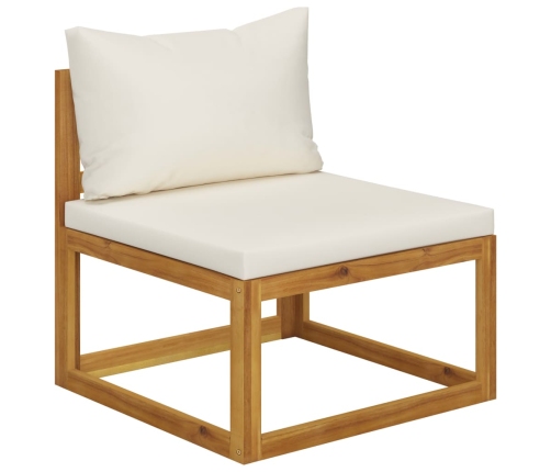 10-Daļīgs Dārza Atpūtas Mēbeļu Komplekts Ar Matračiem, Akācija Vidaxl