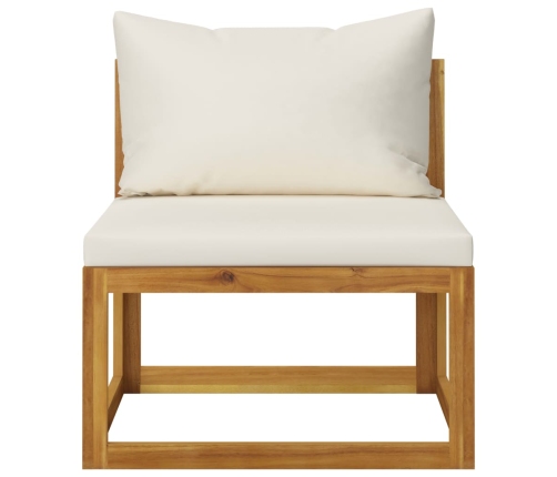 10-Daļīgs Dārza Atpūtas Mēbeļu Komplekts Ar Matračiem, Akācija Vidaxl