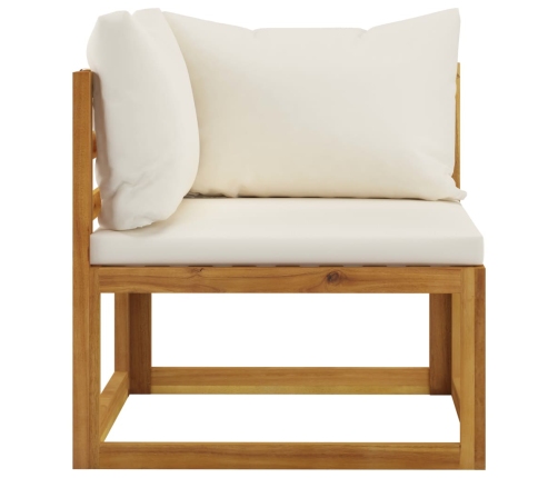 11-Daļīgs Dārza Atpūtas Mēbeļu Komplekts Ar Matračiem, Akācija Vidaxl