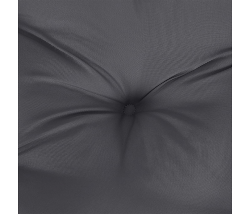 vidaXL dārza krēslu spilveni, 2 gab., pelēki, 40x40x7 cm, audums