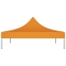 vidaXL dārza nojumes jumts, 3x3 m, oranžs, 270 g/m²