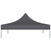 vidaXL dārza nojumes jumts, 2x2 m, antracītpelēks, 270 g/m²