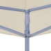 vidaXL dārza nojumes jumts, 4x3 m, krēmkrāsas, 270 g/m²