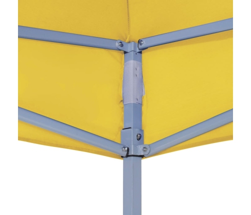 vidaXL dārza nojumes jumts, 4x3 m, dzeltens, 270 g/m²