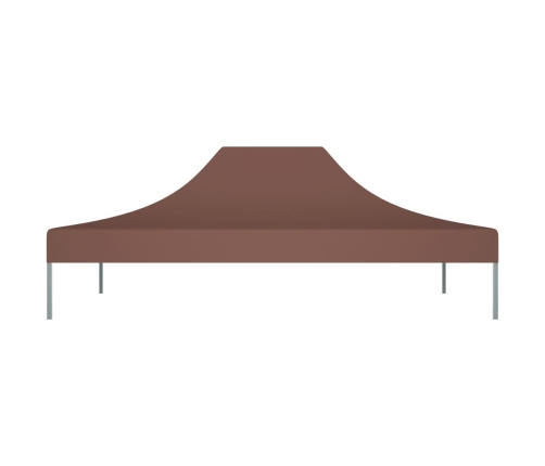 vidaXL dārza nojumes jumts, 4,5x3 m, brūns, 270 g/m²