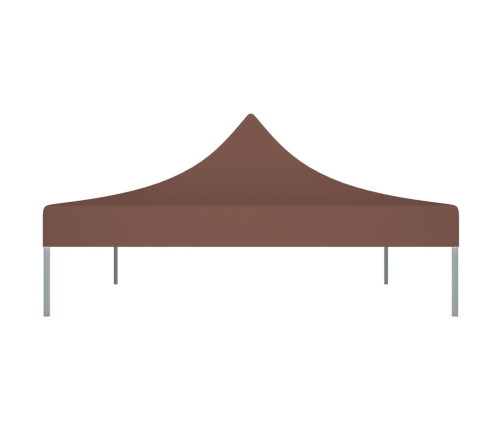 vidaXL dārza nojumes jumts, 4,5x3 m, brūns, 270 g/m²