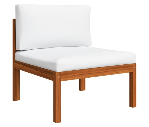 10-Daļīgs Dārza Atpūtas Mēbeļu Komplekts Ar Matračiem, Akācija Vidaxl