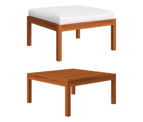 10-Daļīgs Dārza Atpūtas Mēbeļu Komplekts Ar Matračiem, Akācija Vidaxl