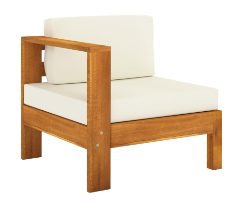 vidaXL 10-daļīgs dārza atpūtas mēbeļu komplekts ar spilveniem, akācija