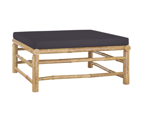 vidaXL 11-daļīgs dārza atpūtas mēbeļu komplekts ar matračiem, bambuss