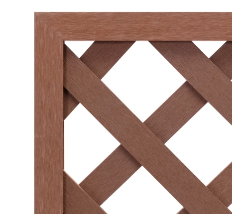 vidaXL vīteņaugu režģis ar puķu kasti, 40x30x135 cm, WPC